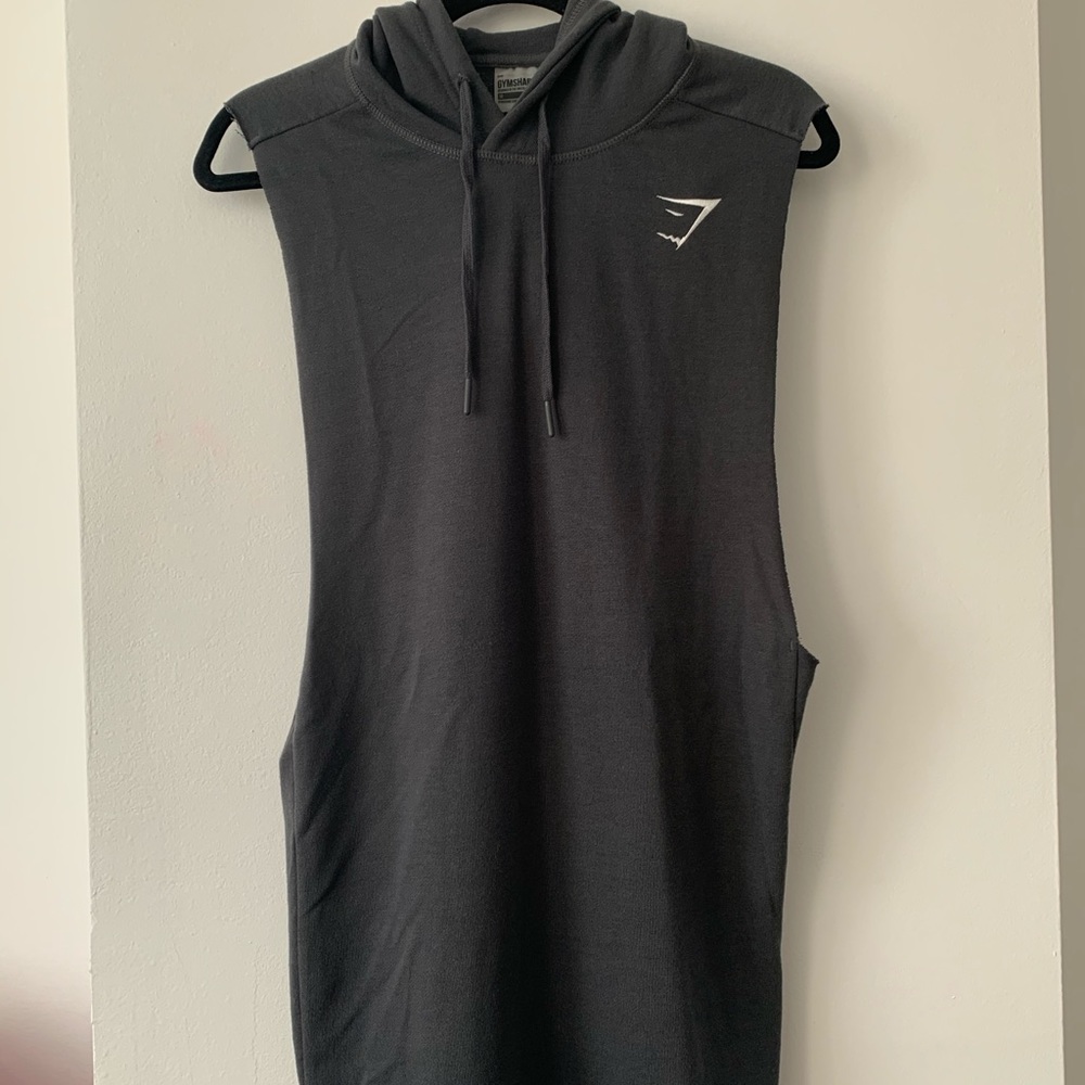 Gymshark Drop Arm Sleeveless Hoodie - Size M